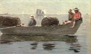 Winslow Homer three boys in a dory china oil painting artist